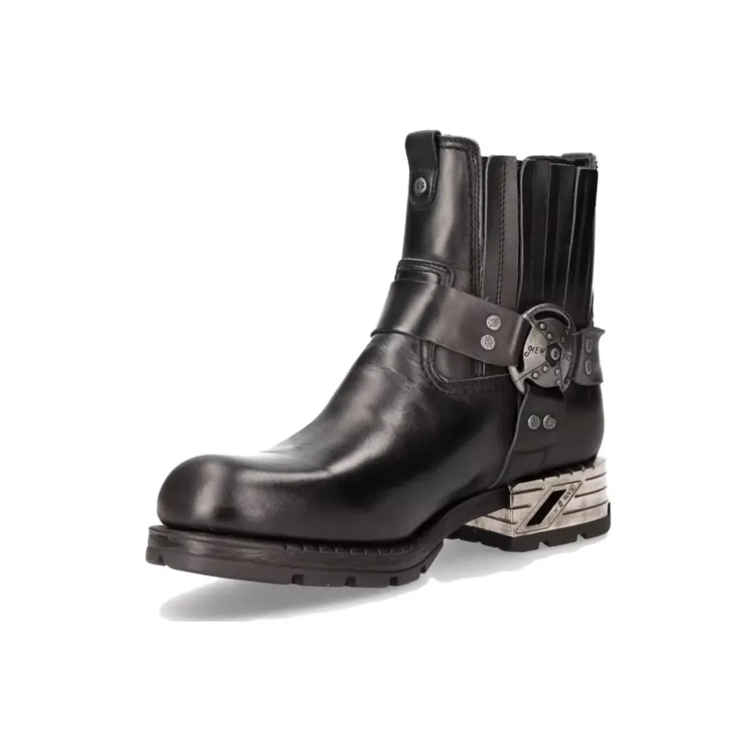 NEW ROCK Ankle Boots Men's Black