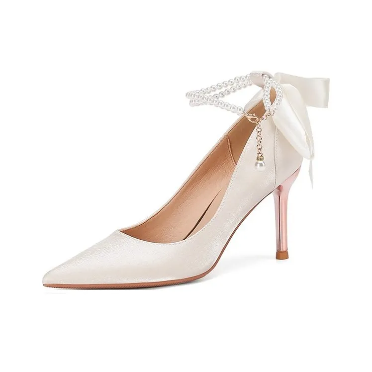 Crelinkxlat French Elegant Elegance Низкий профиль Высокий каблук Женские