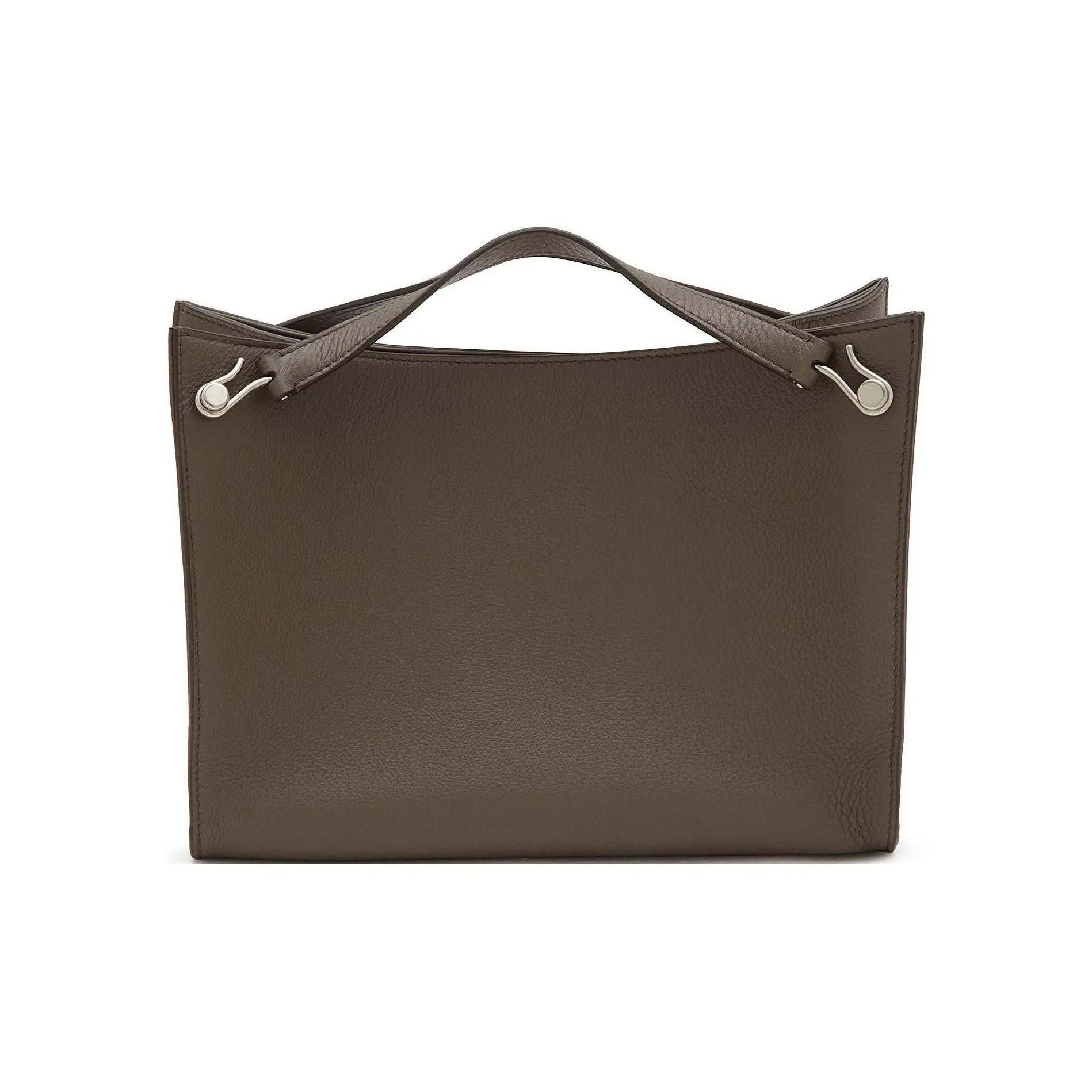 THE ROW Leather Handbag Women's Dark Gray