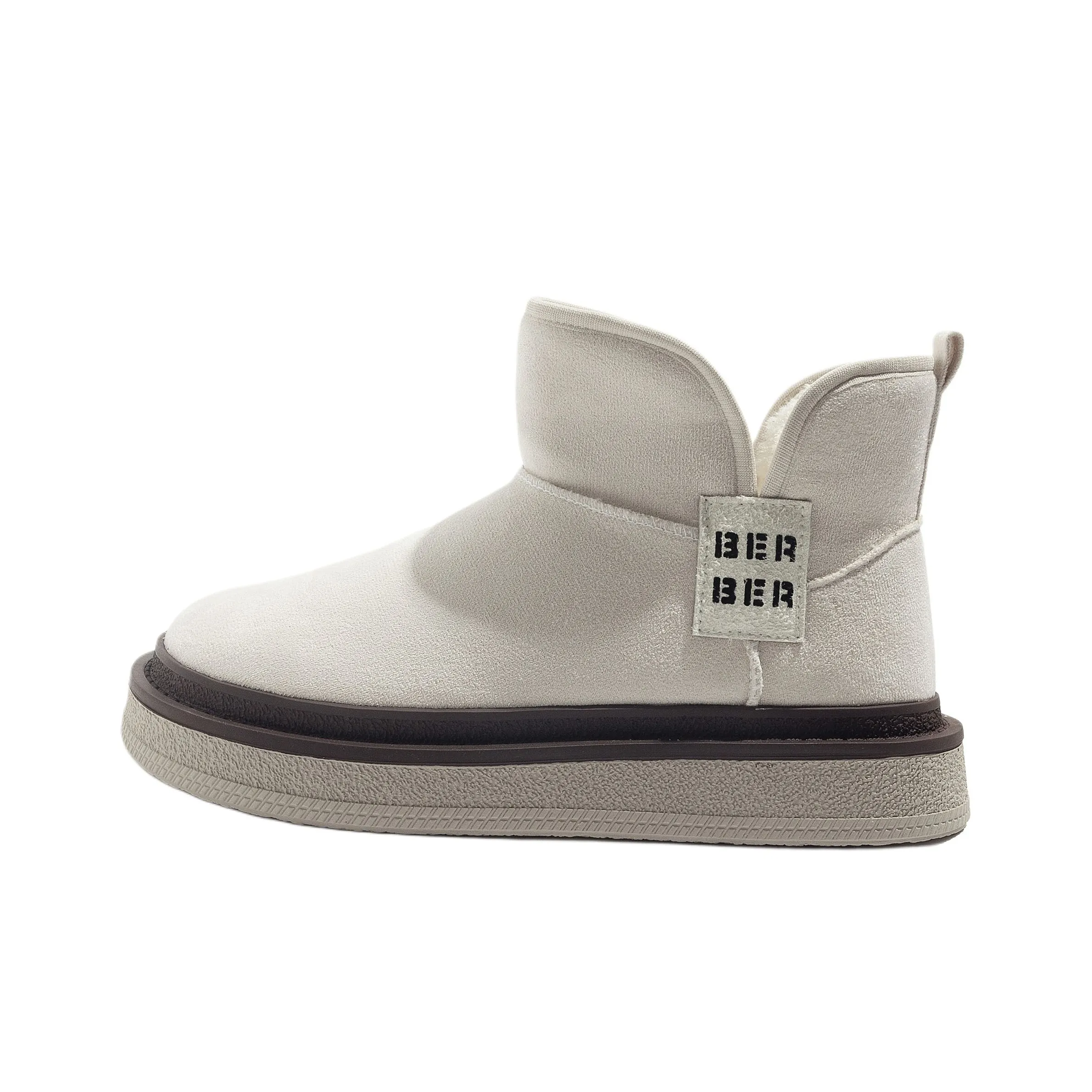 BEIER Утолщенный флис с подкладкой модный универсальный модный индивидуальный термический устойчивый к истиранию короткий сноубутсы для женщин