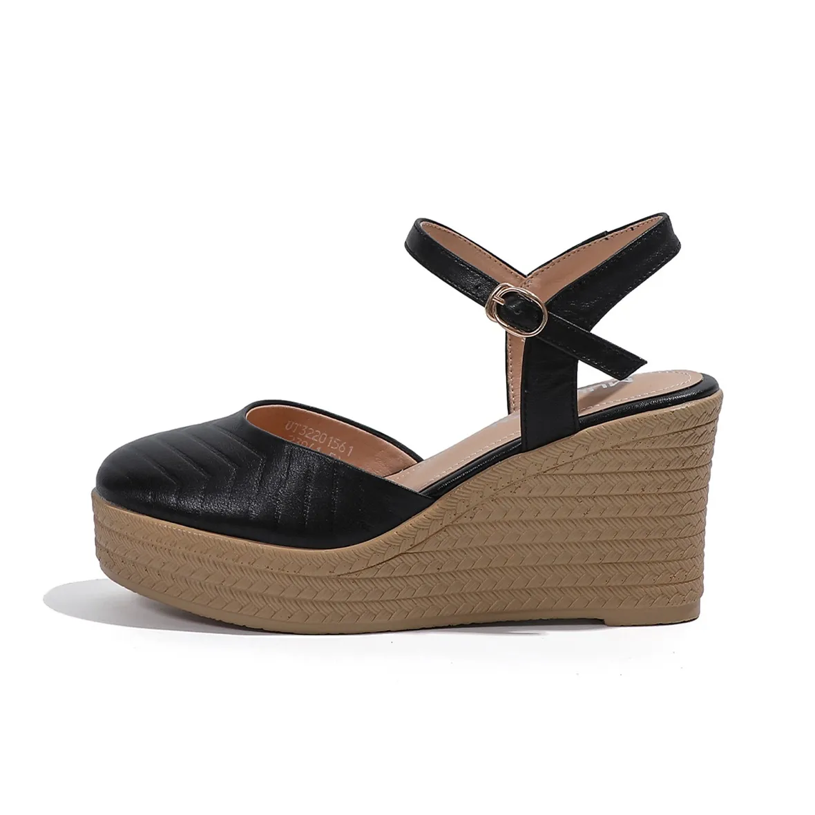 Mulinsen Клин-каблук Высокие каблуки 8,5 см Женские Черный