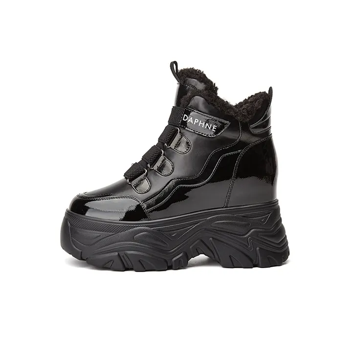 DAPHNE Ankle Boots Women's High Top Gold/Black