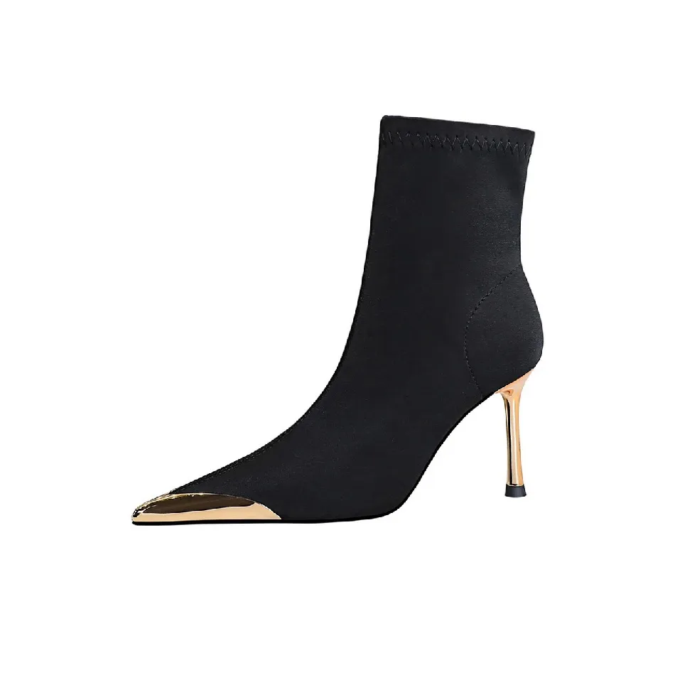 BIGTREE Ботильоны Женские Черные