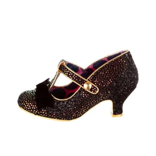 IRREGULAR CHOICE Высокие каблуки Черный Золотой Женские