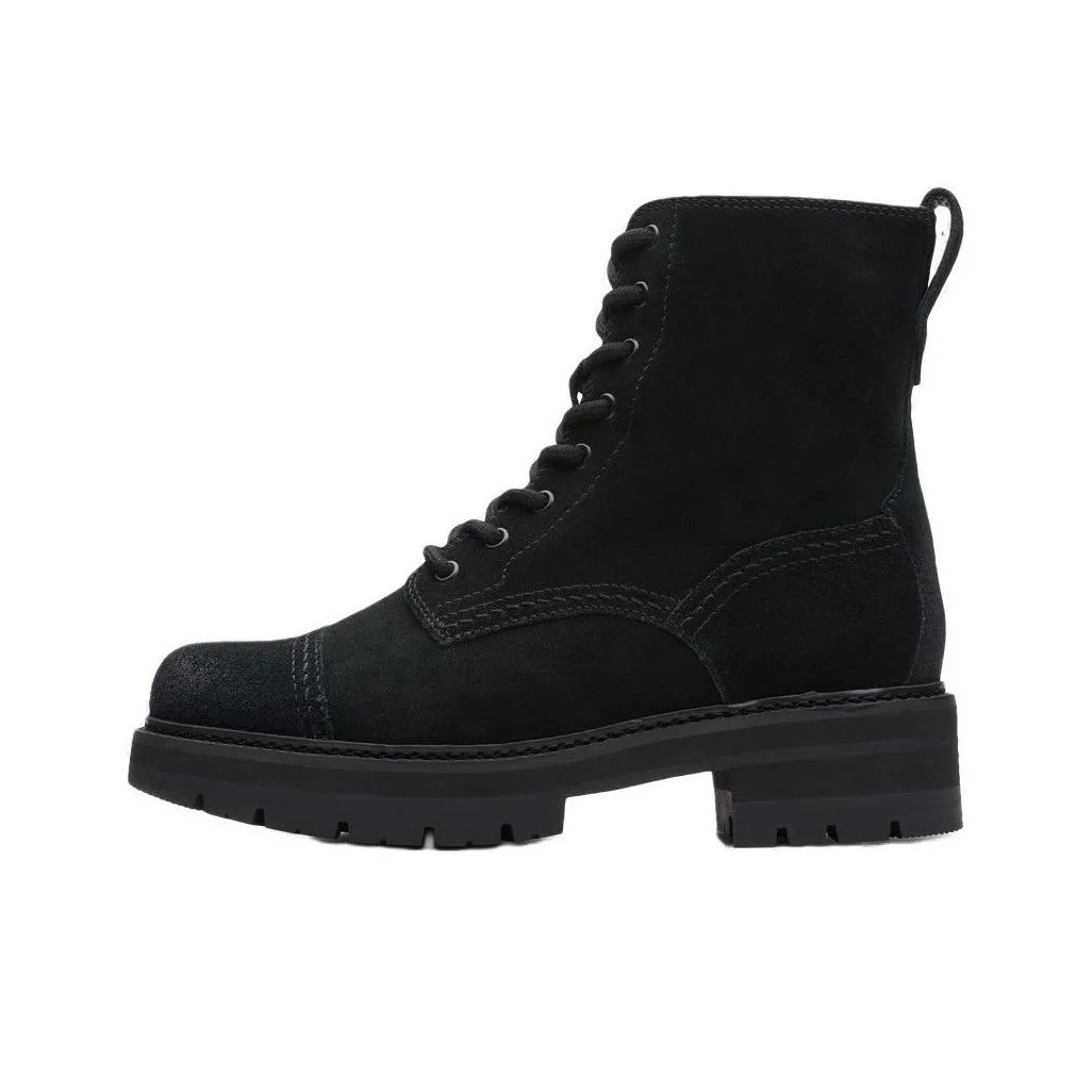 Clarks Short Martin Boot 4.5cm Women's Black