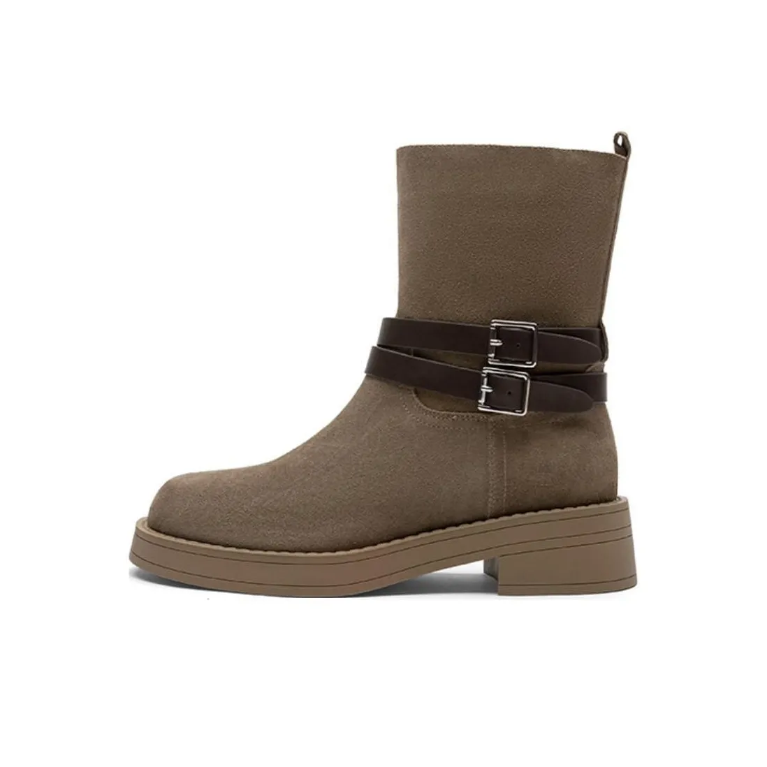 TOOMANYSHOES Sahara Ankle Boots 4.5cm Women's Brown