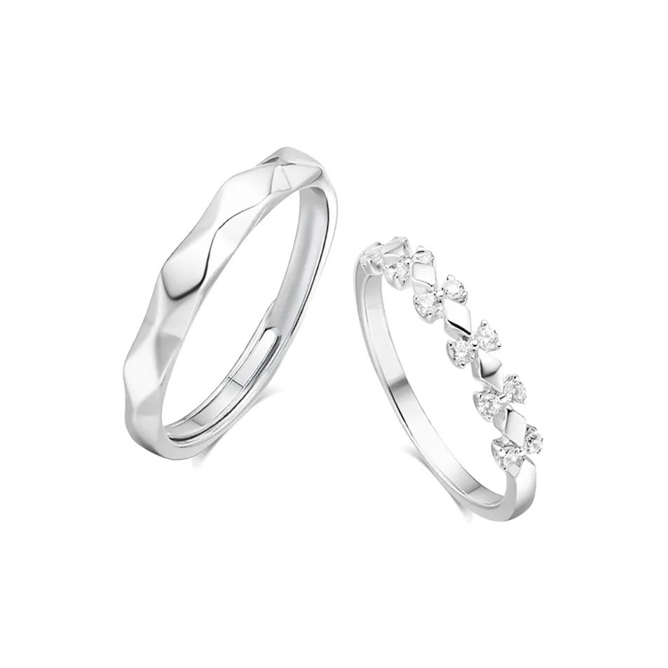 BLANK IN BLANK Sterling Silver Rings Unisex Girlfriend's Birthday