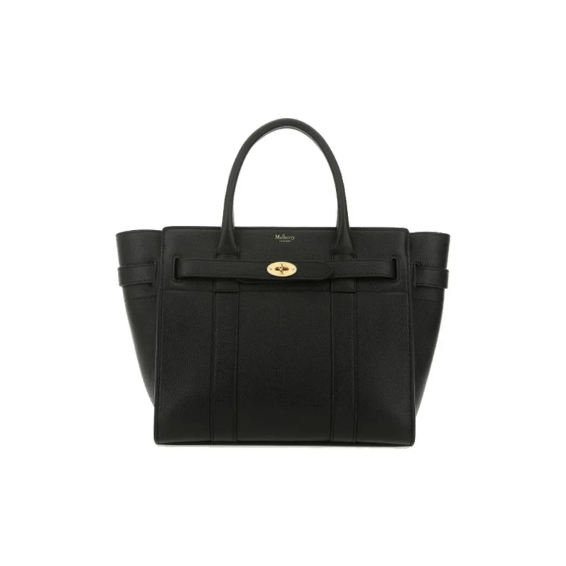 Mulberry Bayswater Pebbled Leather Crossbody Handbags Women's Black