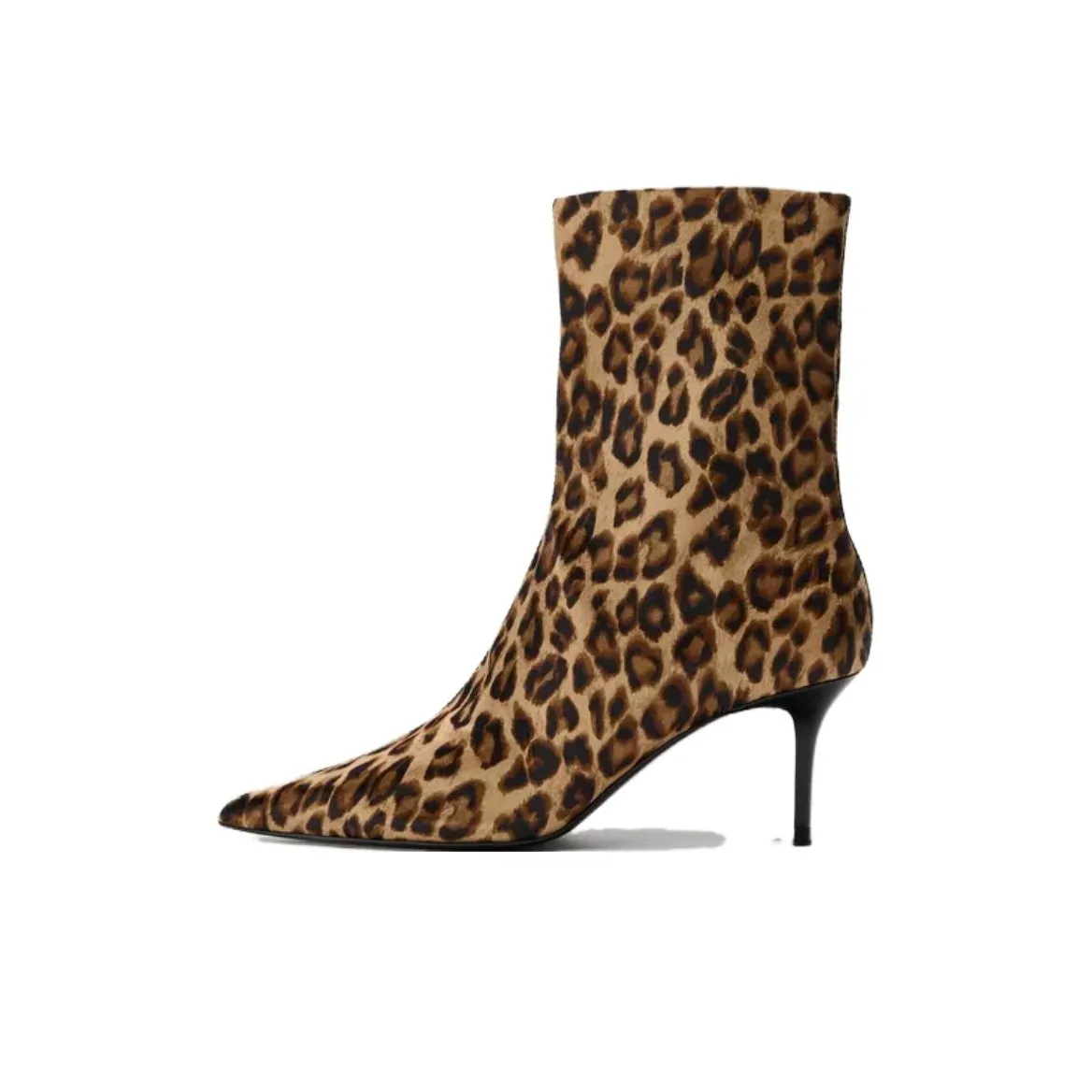 ZARA Ботильоны Женские с леопардовым принтом