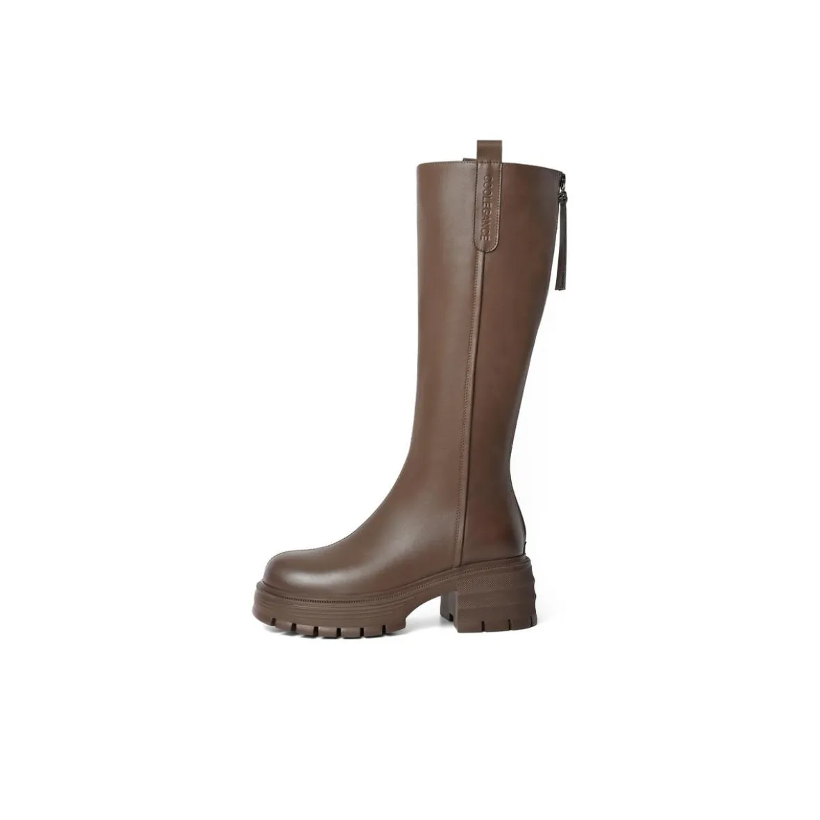 BELLE Knee-high Boots 5.5cm Women's Black Brown