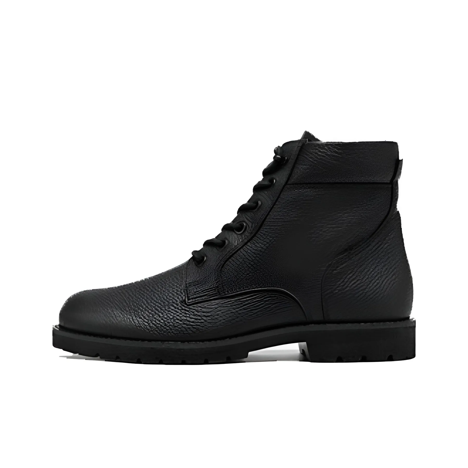 Ecco Ankle Length Martin Boot Men's Black