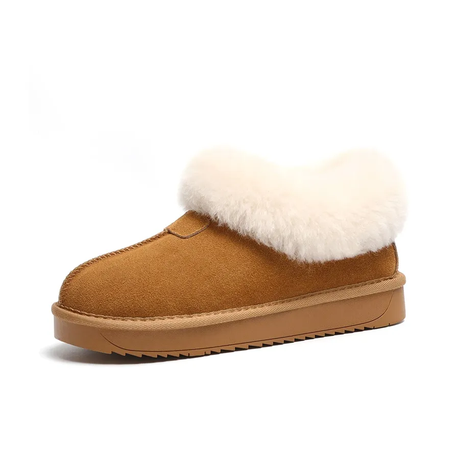 O.L Термический Аbrasion-Resistant Высота Увеличивающая Подошва Устойчивая к Сцеплению Женские Сноубутсы