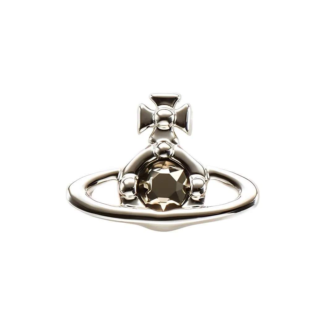 Vivienne Westwood Brass Earrings Unisex Silver, Single