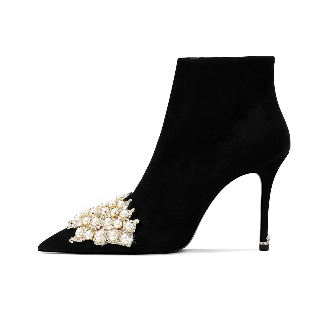Hoov Ankle Boots 9cm Women's Elegant Black