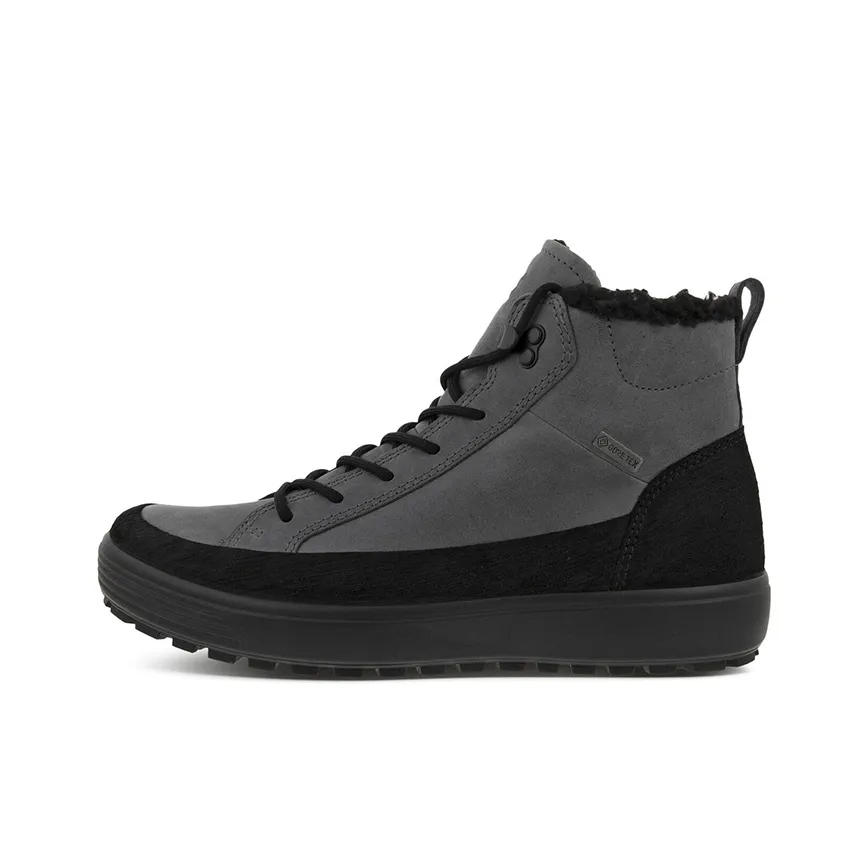 Ecco Soft7 Tred Ankle Boots Men's Gray