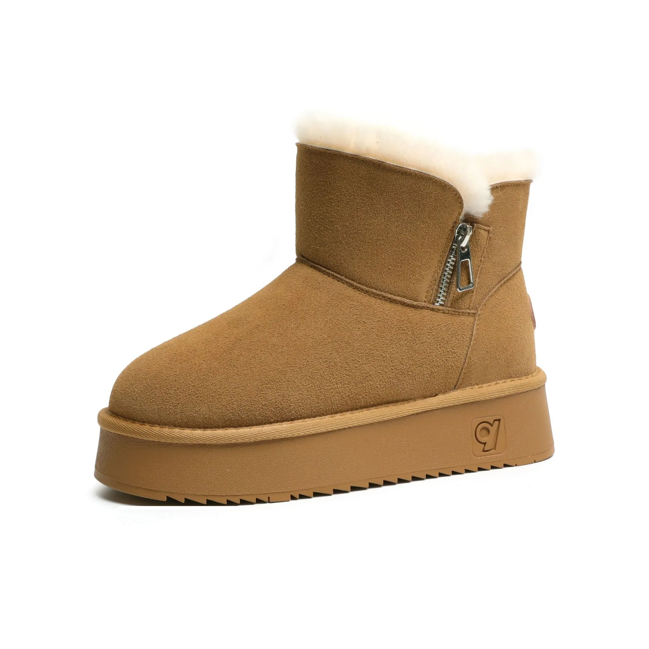 O.L Утепленная обувь Теплоизоляционный Аbrasion Resistant Увеличение высоты Slip Resistant 12см Снеговики Женские