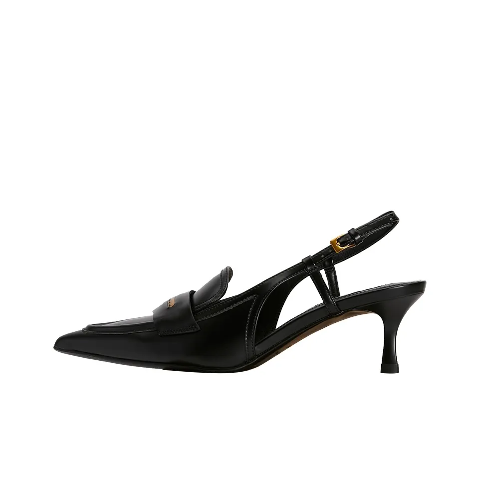URBAN REVIVO Slim Heel High Heels Women's Black