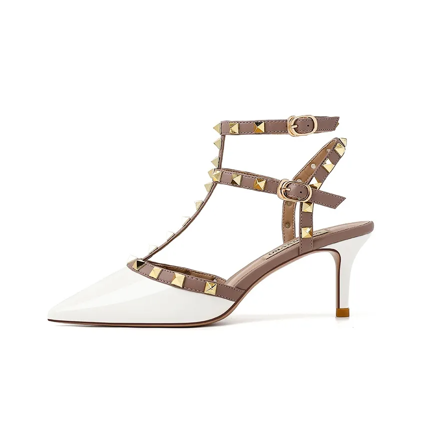 YAFEI XUANYU Узкий каблук высокий каблук 6 см женский