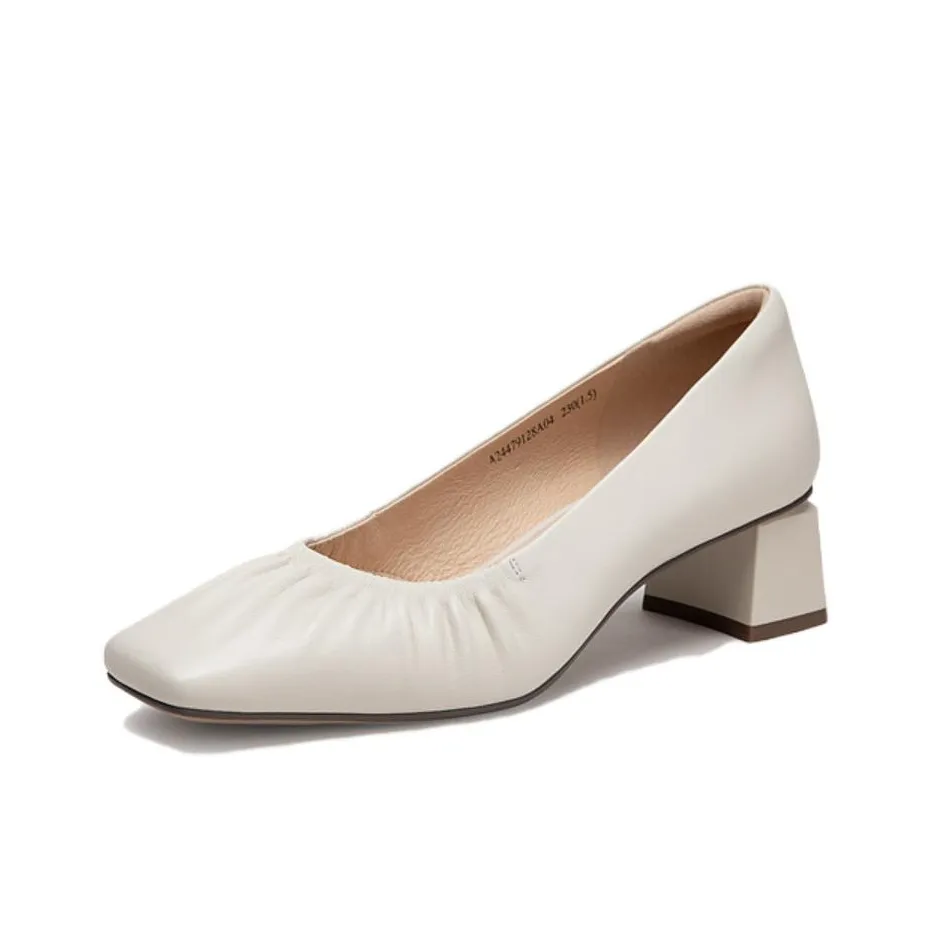 C°BANNER Chunky Heel High Heels 4.3cm Women's
