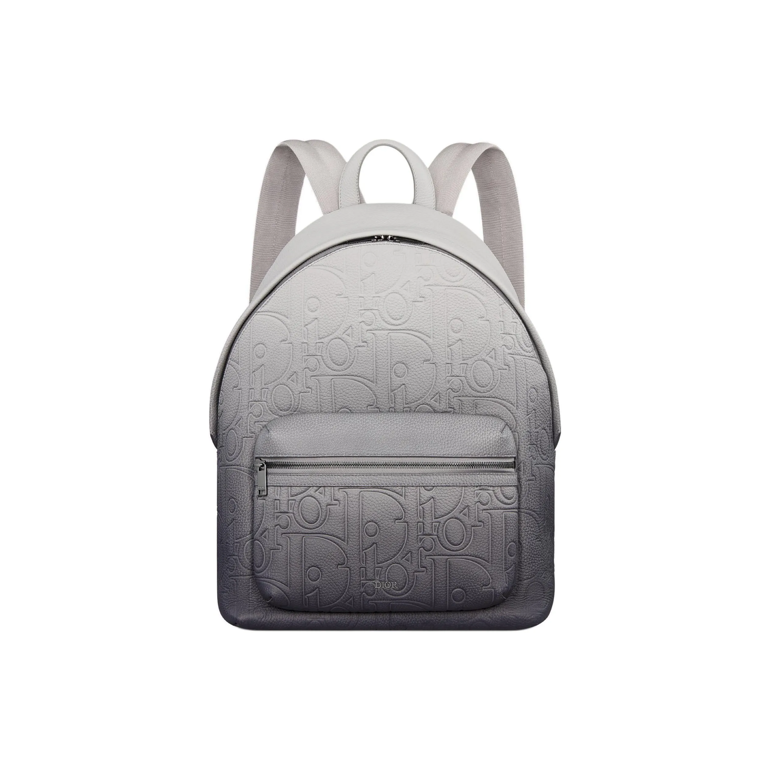 DIOR Rider 2.0 Cow Leather Backpack Unisex Gray Black