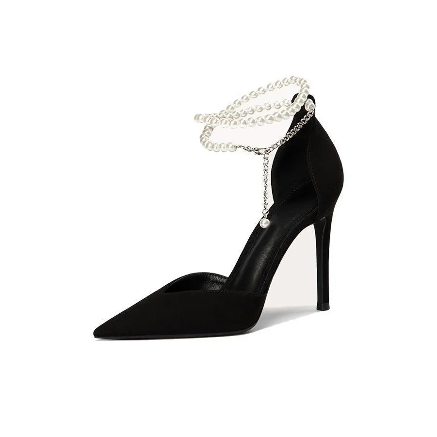 LUNNIFEIYA Узкий каблук Высокие каблуки Женские Черный