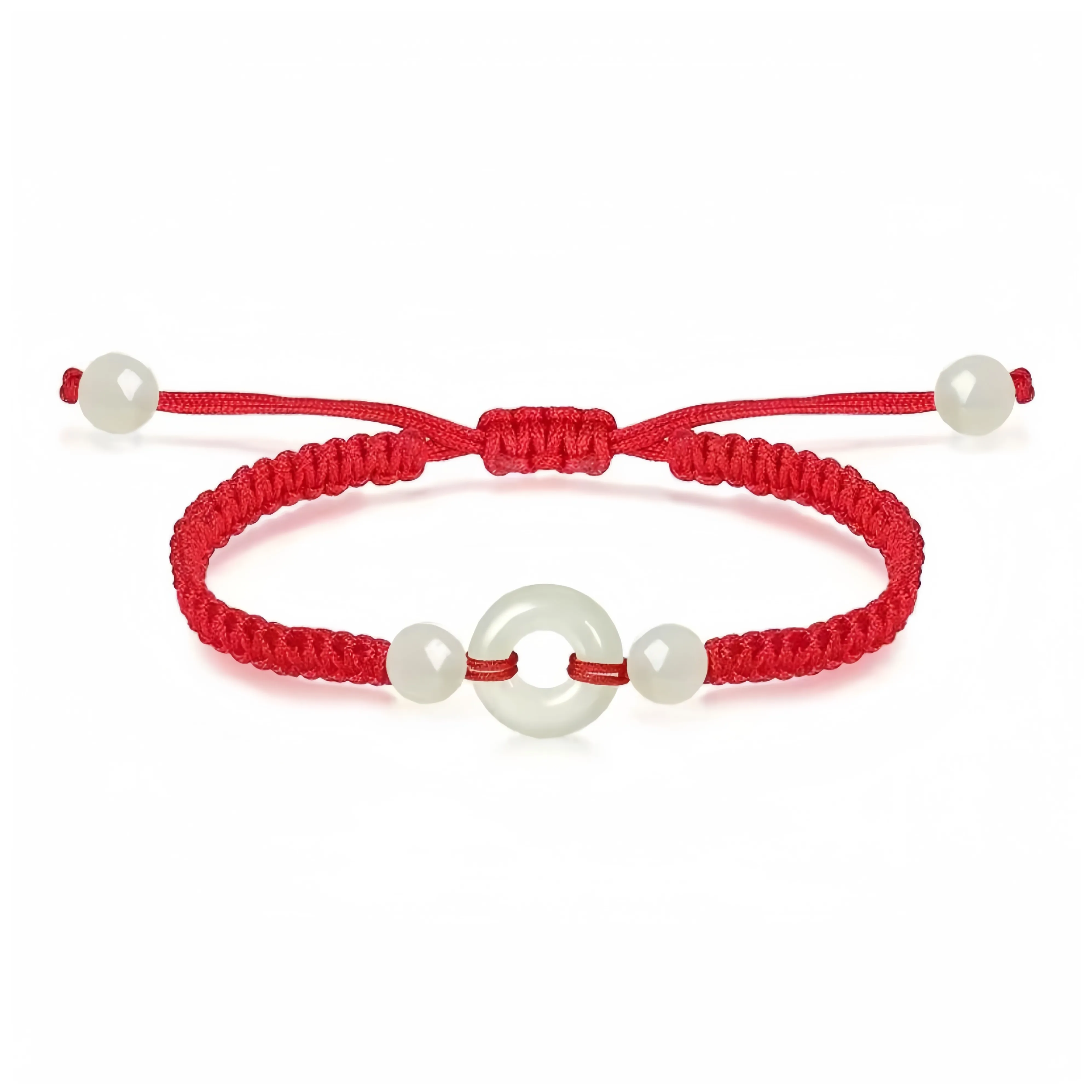 CANDY PLANET Colored Glaze Jade Bracelets Unisex