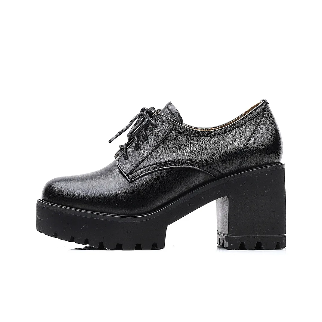 VEDULLAR Грубый каблук Высокие каблуки 8 см Женские