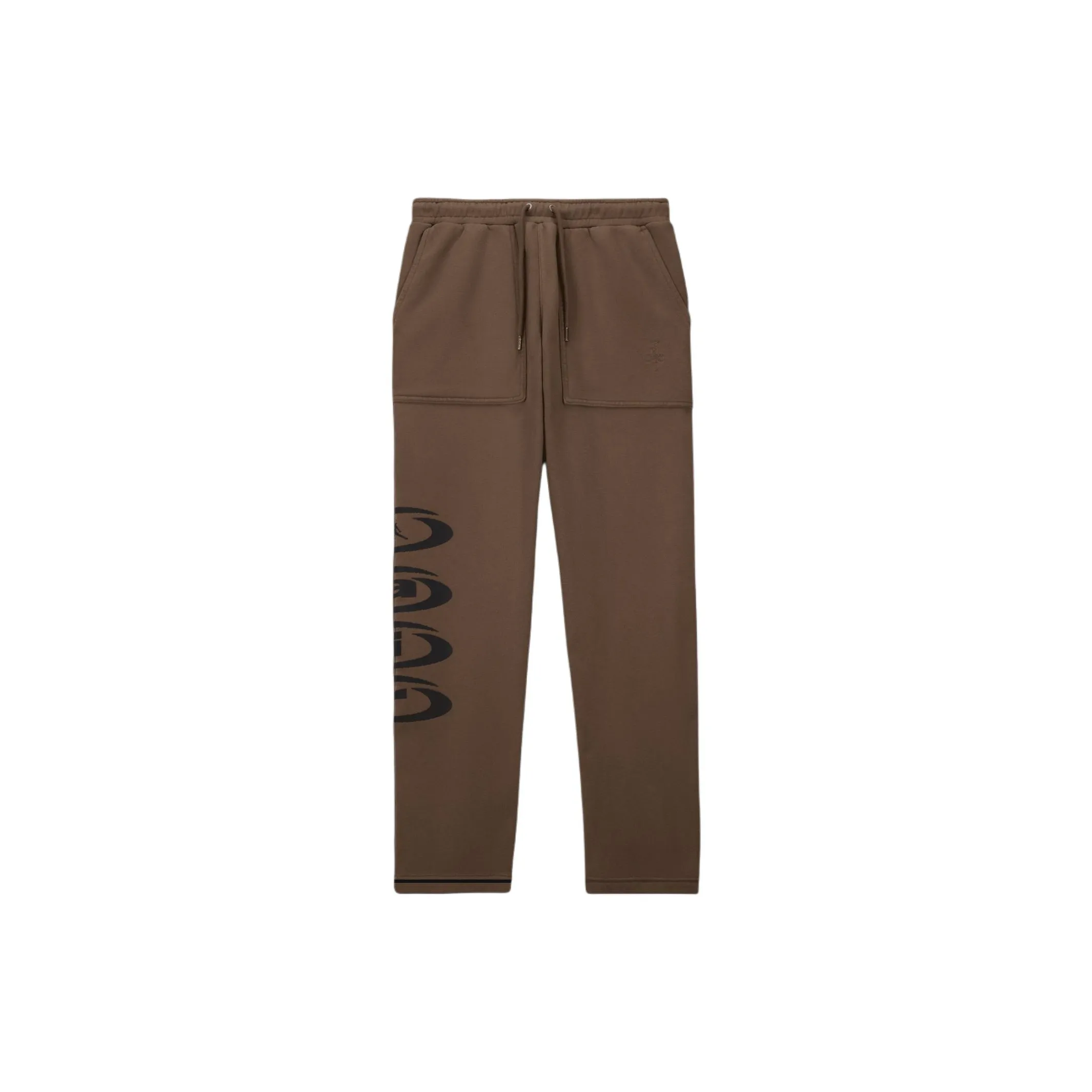 Мужские тренировочные штаны Travis Scott x Air Jordan вязаные коричневые из конского волоса