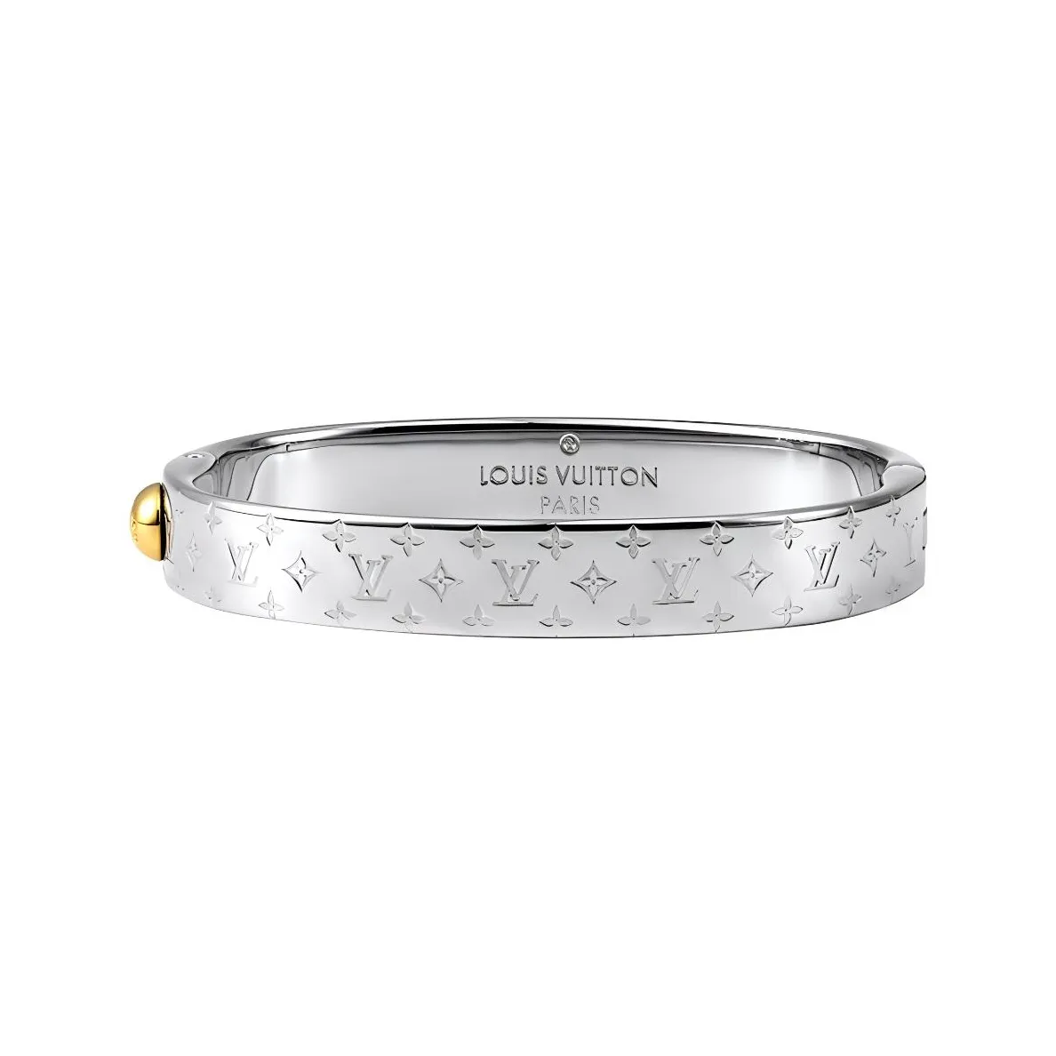 LOUIS VUITTON Bracelet Nanogram Cuff Monogram S