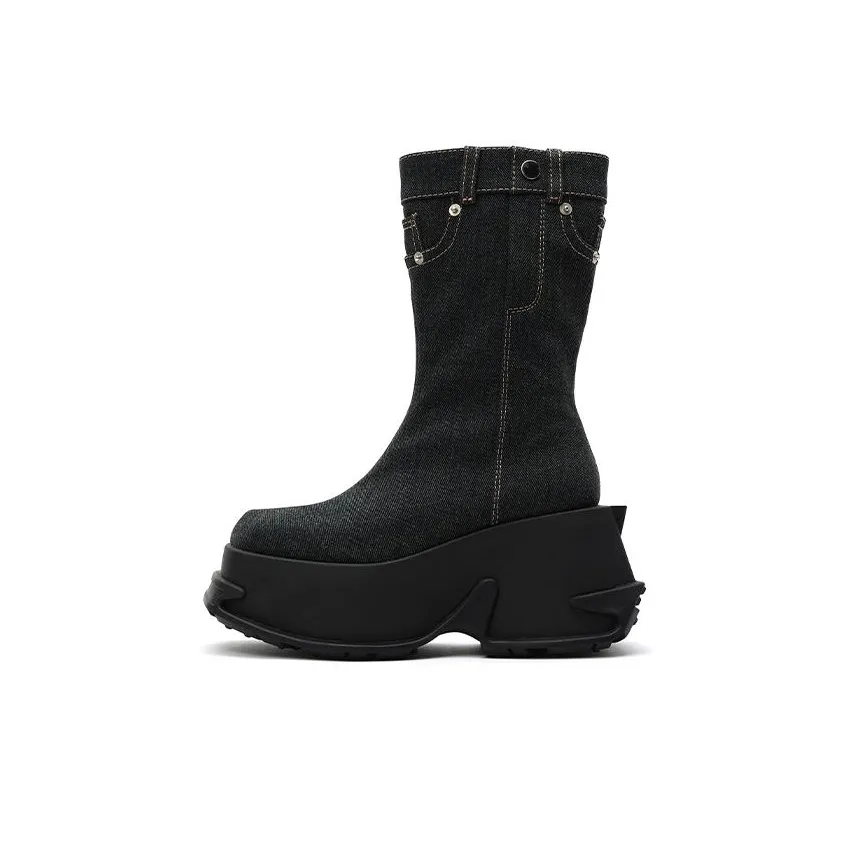 DAPHNE LAB Candy Series Ankle Boots 9.5cm Women's