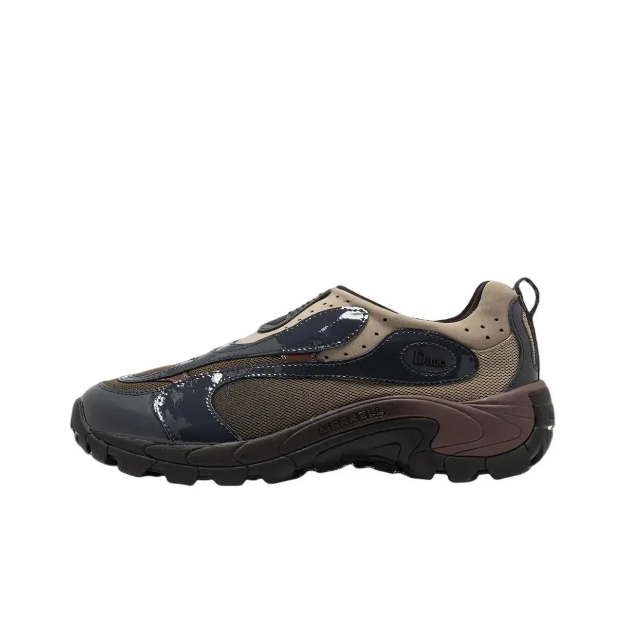 Dime x MERRELL противоскользящая устойчивая к истиранию низкий топ уличная обувь мужская коричневая