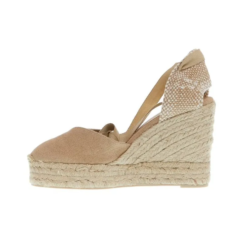 Castañer Iconic Chiara Lace Up Wedge Espadrilles Women's