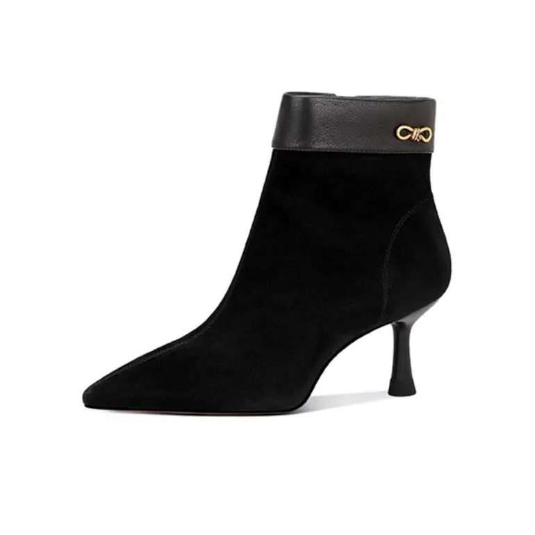 JESSICA SOPHIA Ankle Boots 6.5cm Women's Black