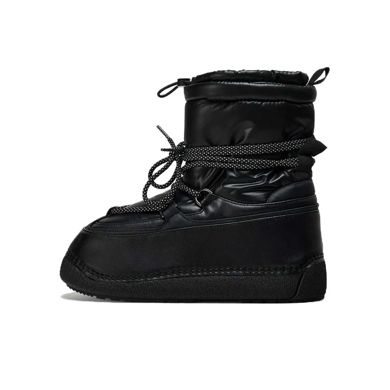 ZARA Skating Collection Термостойкие Короткие Сноубутсы Женские Черные