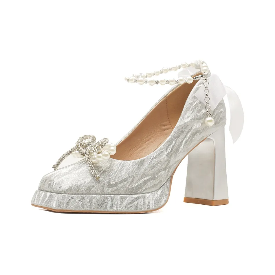 KATHRYN WILSON Chunky Heel High Heels Women's