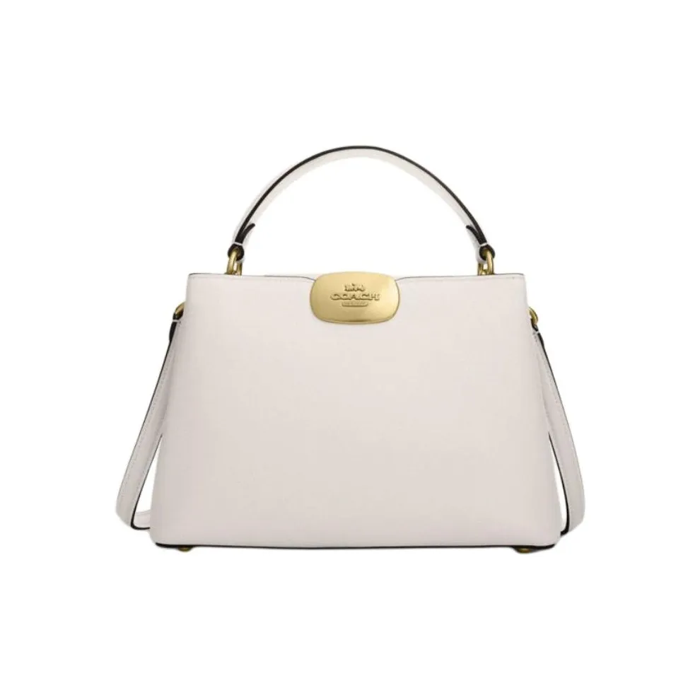 COACH Eliza Carryall Коровья кожа Одно плечо Сумка Средний Женский Мел Белый