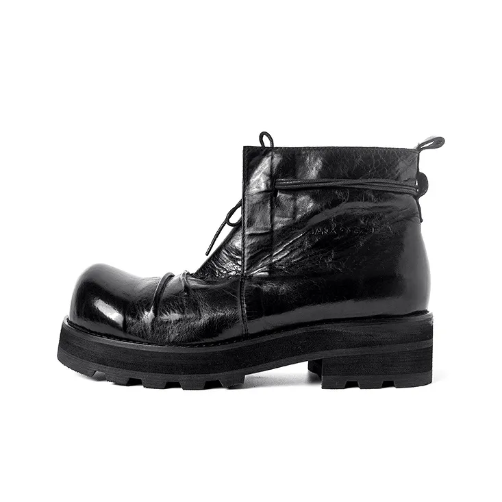 HUANXIANGZHE Martin Boot Унисекс Черный