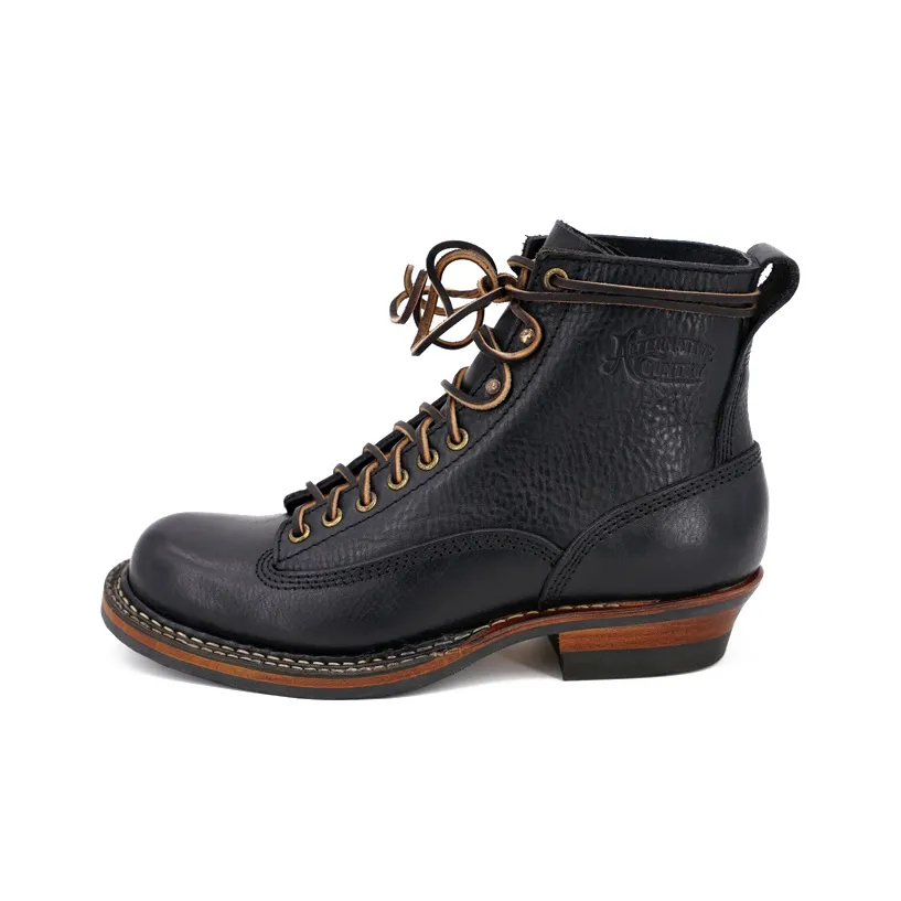 Alternative Country Logger Кружево To Палец Короткий Мартин Boot Унисекс Черный