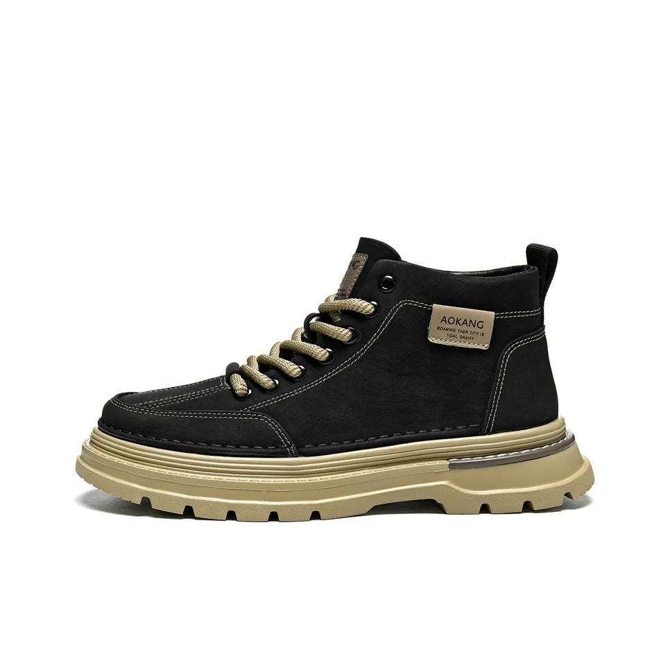 AOKANG Короткий Мартин Ботинок Мужской Эксклюзивный Коробка