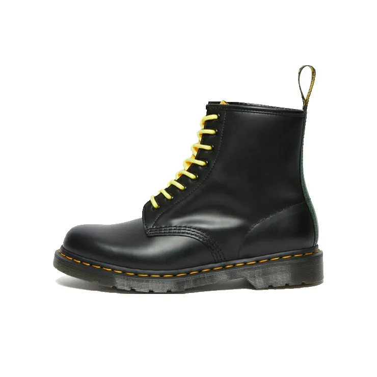 Dr.Martens 1460 Короткий Мартин Ботинок Унисекс Черный Зеленый