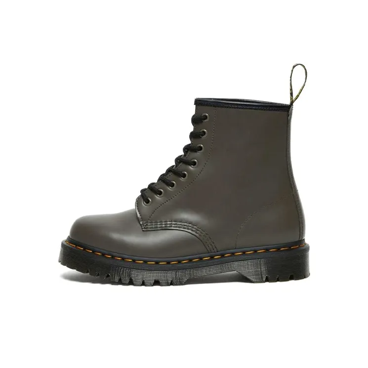 Dr.Martens 1460 Be Мартин Ботинок Женские Хаки Серый