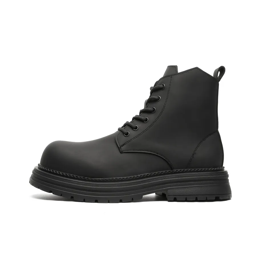 Chi Wolf Короткий Мартин Ботин Мужской Черный