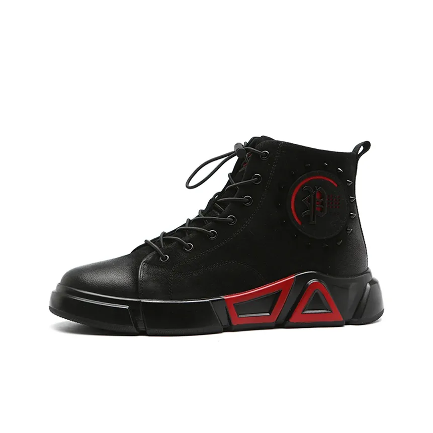 Lady's House Ankle Boots 3cm Men's Black