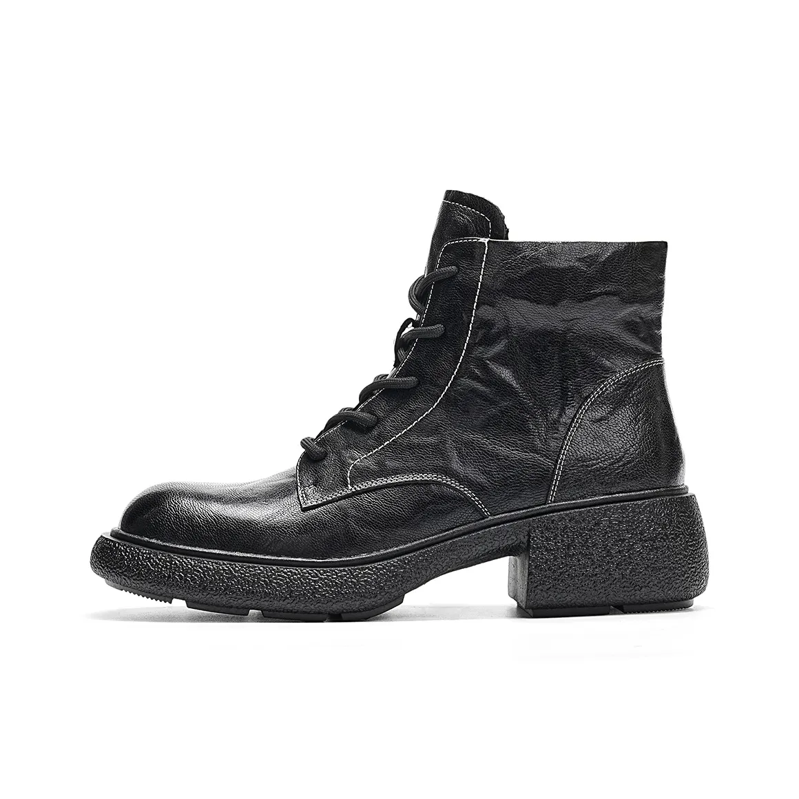 EBLAN Короткий Мартин Ботин Женские Черный