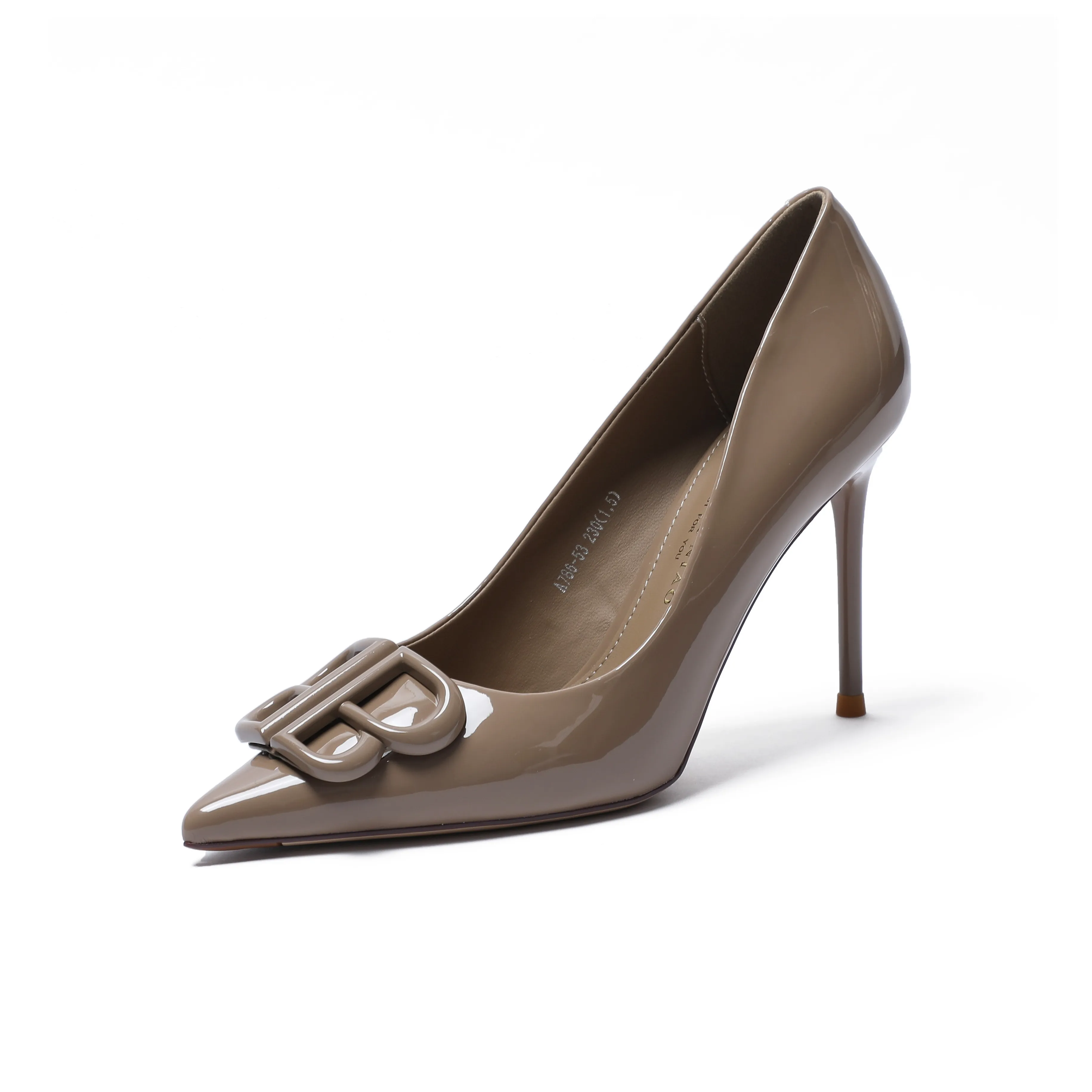 PINWEISHIDU Slim Heel High Heels 8cm Women's
