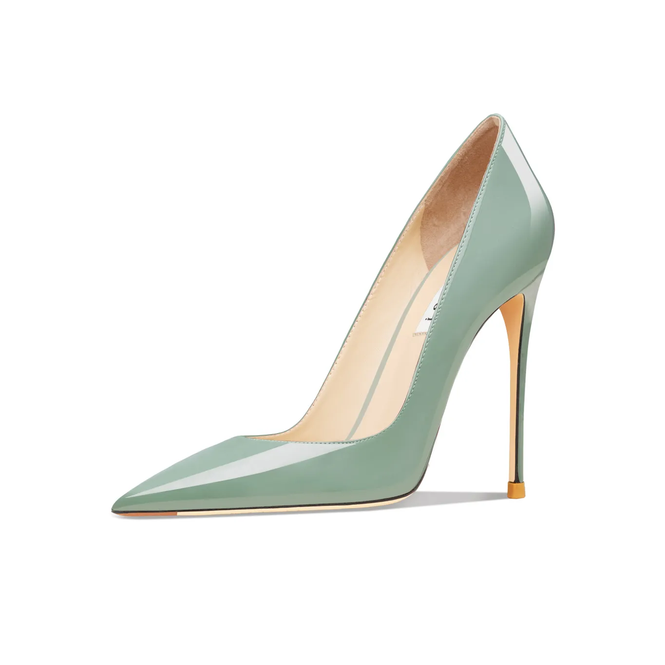 Suyymakk Узкий каблук Высокие каблуки Женские Травяной зеленый