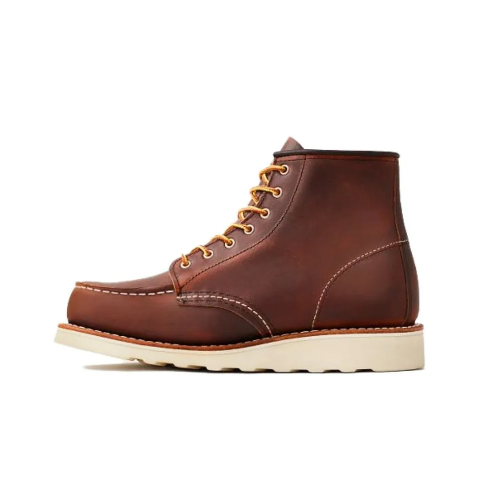 RED WING Обувь Классический Moc Ботильоны Женские Красно-коричневый B Ширина D Ширина