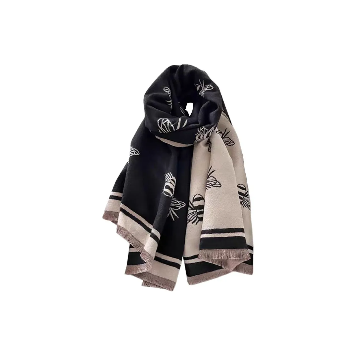 Cranta Komeia Вязаные шарфы из искусственного кашемира для женщин