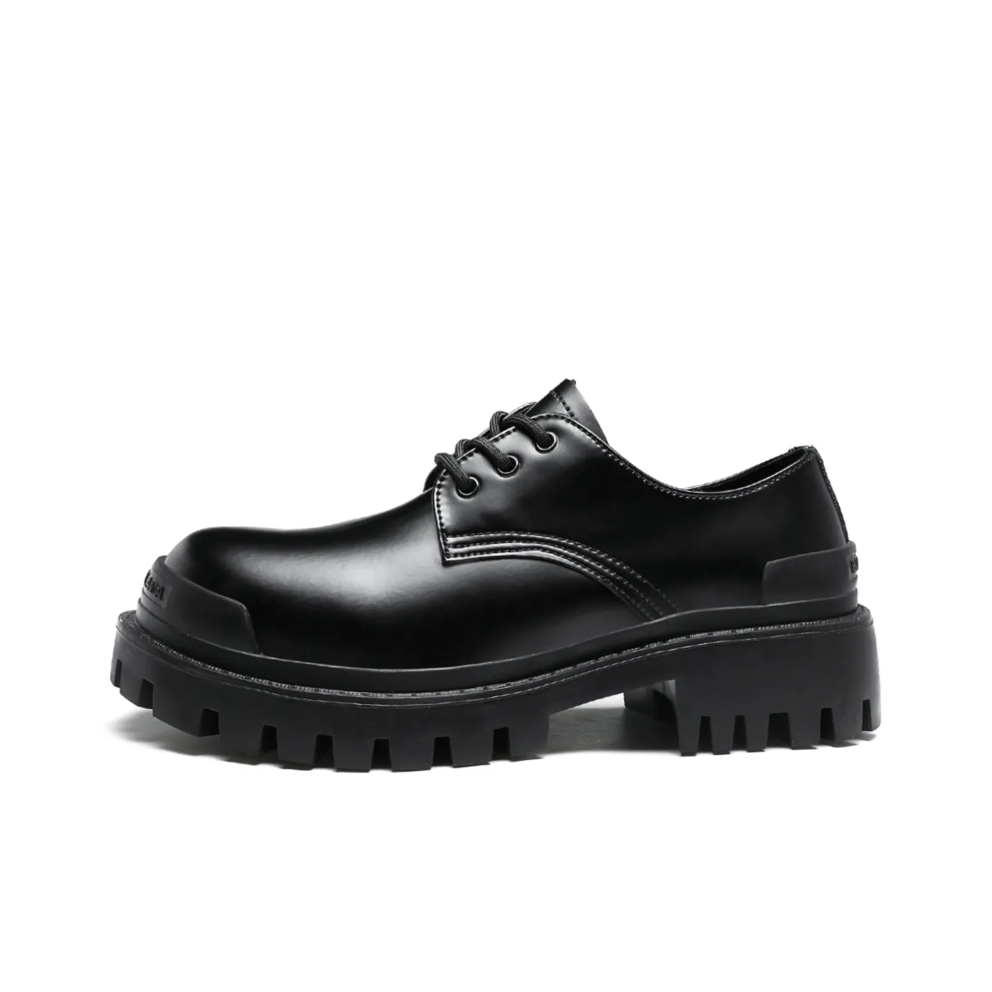 BEILIANYA Классический Chunky Derby Обувь Платформа Высота Увеличение Повседневные Кожаные Туфли Низкий Топ Мартинсы Унисекс Черный