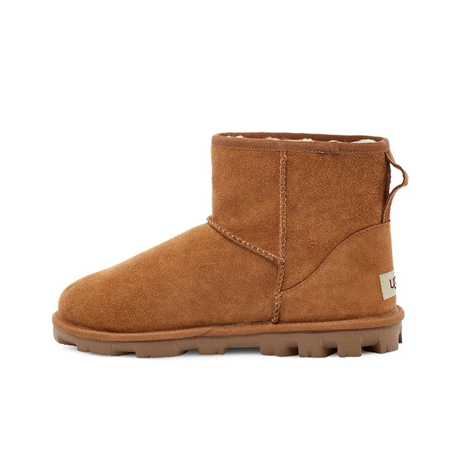 UGG Essential Mini Classic Fleece Lined Brown Women's
